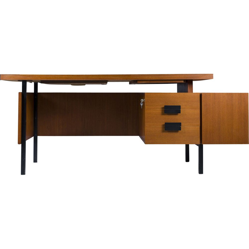 Mid-century teak desk by Cees Braakman for Pastoe, 1960s