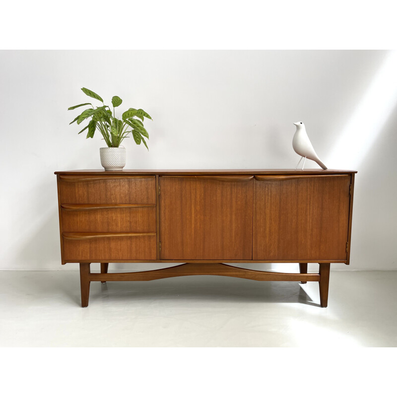 Vintage teak sideboard with 2 doors, 1960s