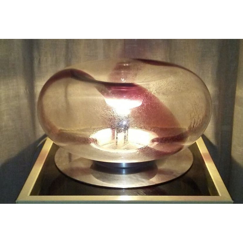 Table lampe vintage par Toni Zuccheri, 1970