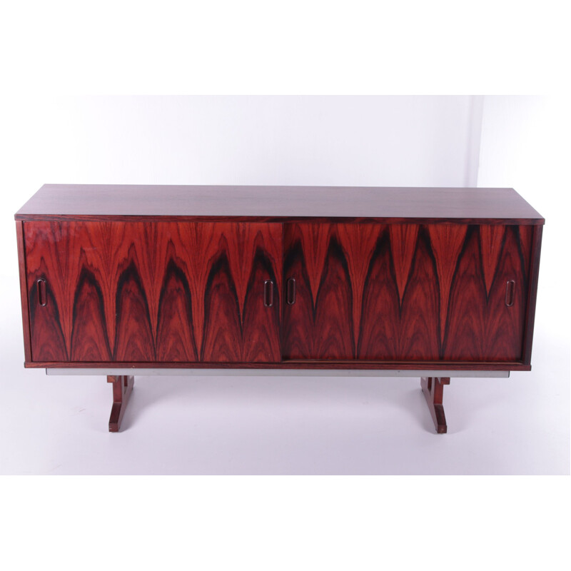 Vintage Danish rosewood sideboard with sliding door, 1960