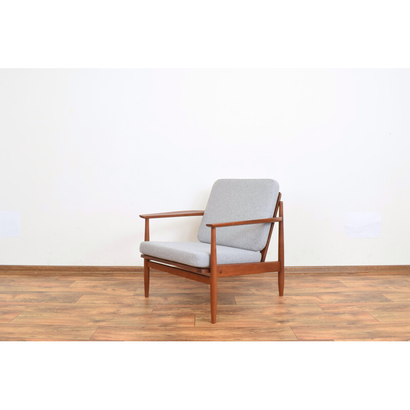 Pair of mid-century Danish teak armchairs, 1960s