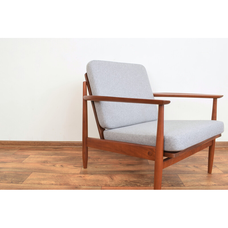 Par de poltronas de teca dinamarquesas vintage, 1960