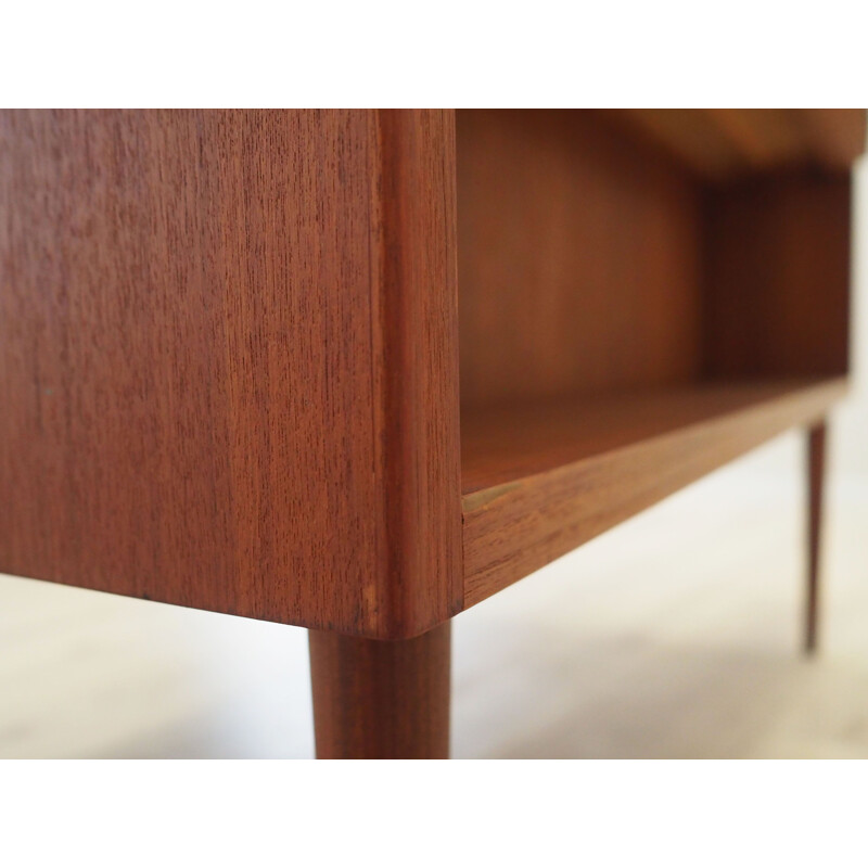 Vintage teakhouten bureau, Denemarken 1970