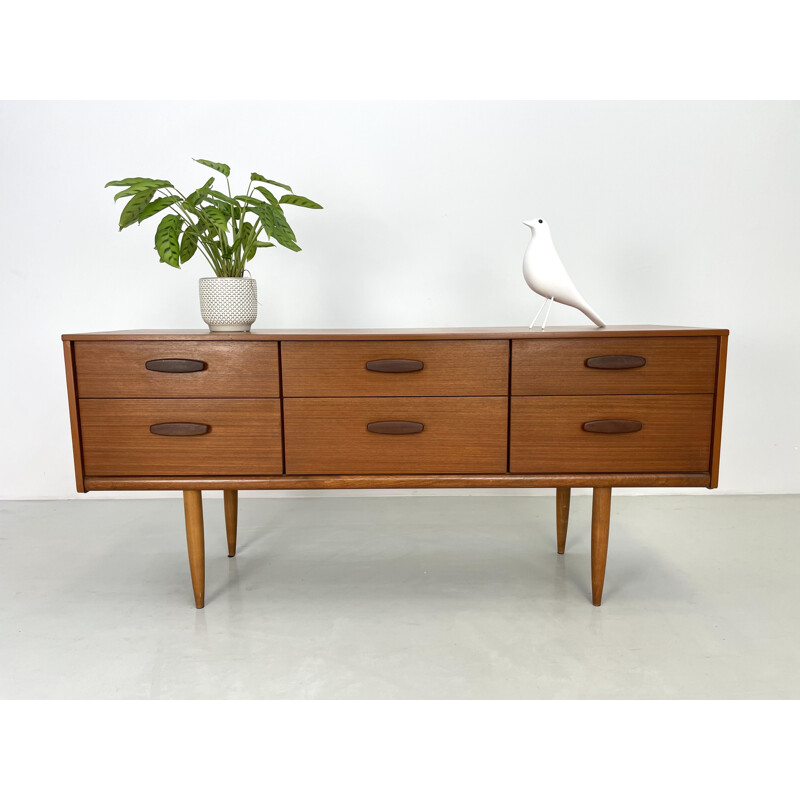 Vintage teak sideboard by Frank Guille for Austinsuite, 1960s