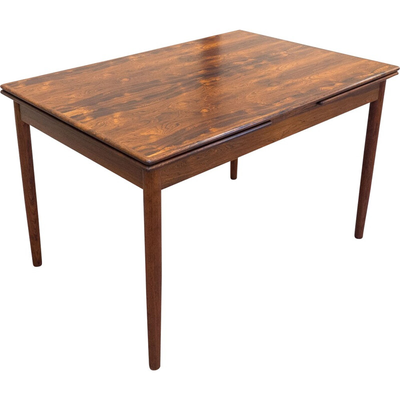 Extendable rosewood dining table - 1950s