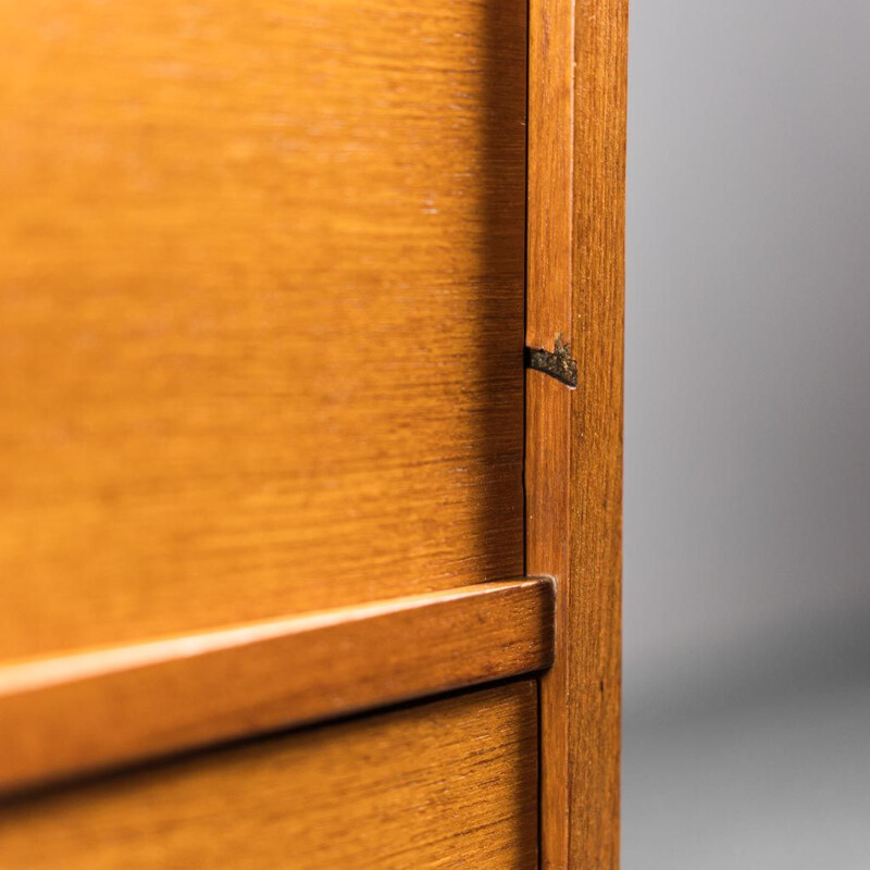 Vintage wooden sideboard by George Coslin for 3V Arredamenti, 1960s