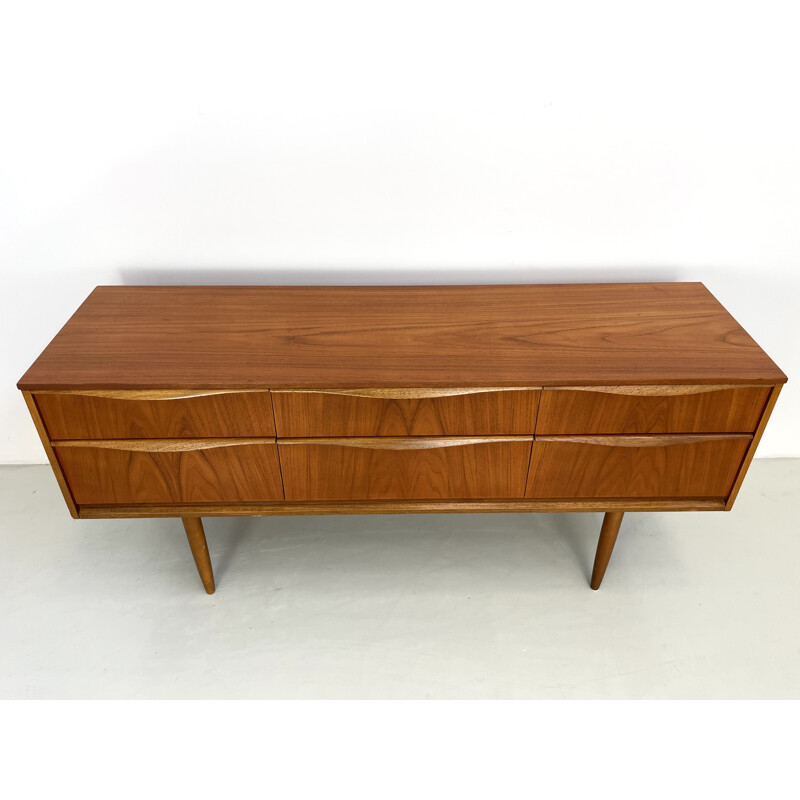 Vintage teak sideboard by Frank Guille for Austinsuite, 1983