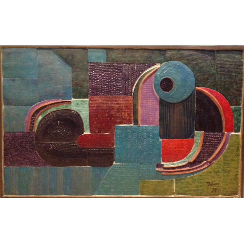 Céramique multicolore et multiforme, JAILLARD - années 70