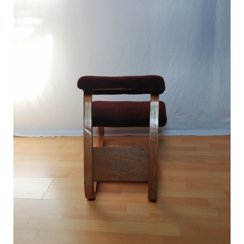 Chaise de bureau scandinave vintage à genou ergonomique, 1960
