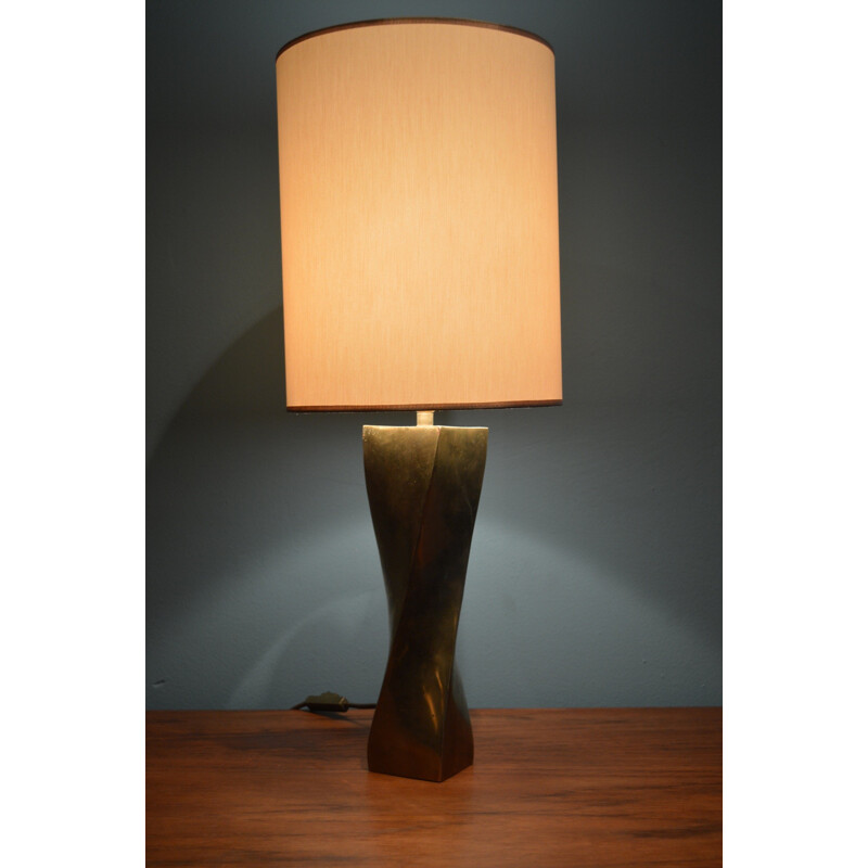 Mid-century French table lamp in brass - 1960s