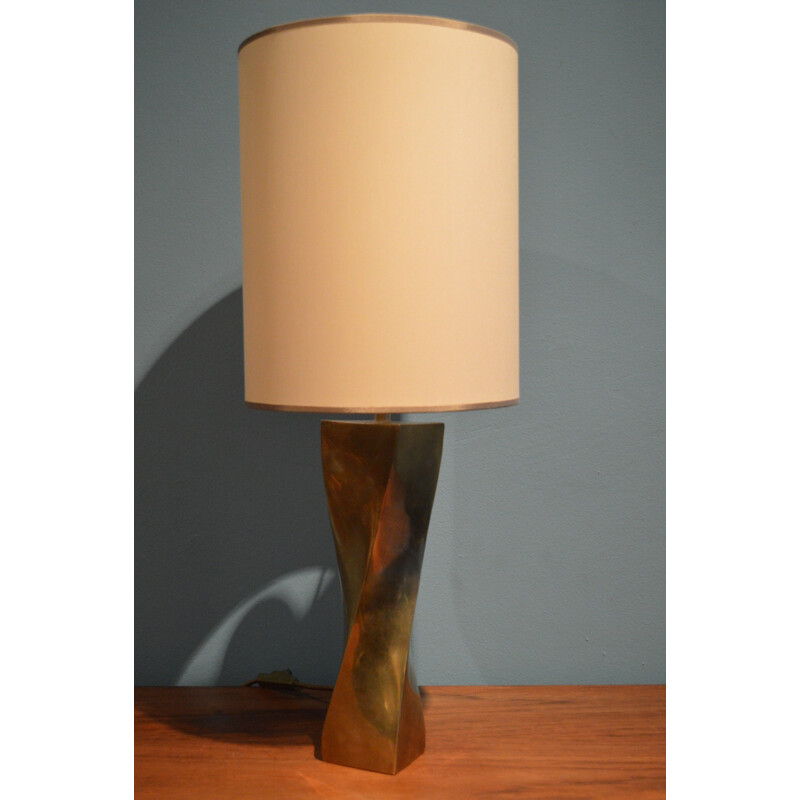 Mid-century French table lamp in brass - 1960s