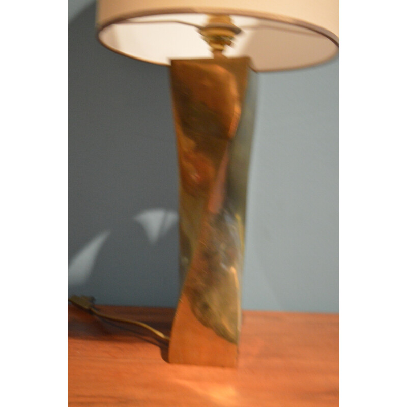 Mid-century French table lamp in brass - 1960s