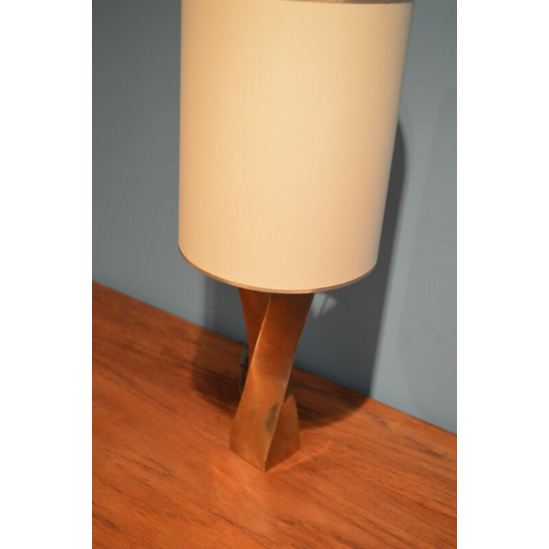 Mid-century French table lamp in brass - 1960s