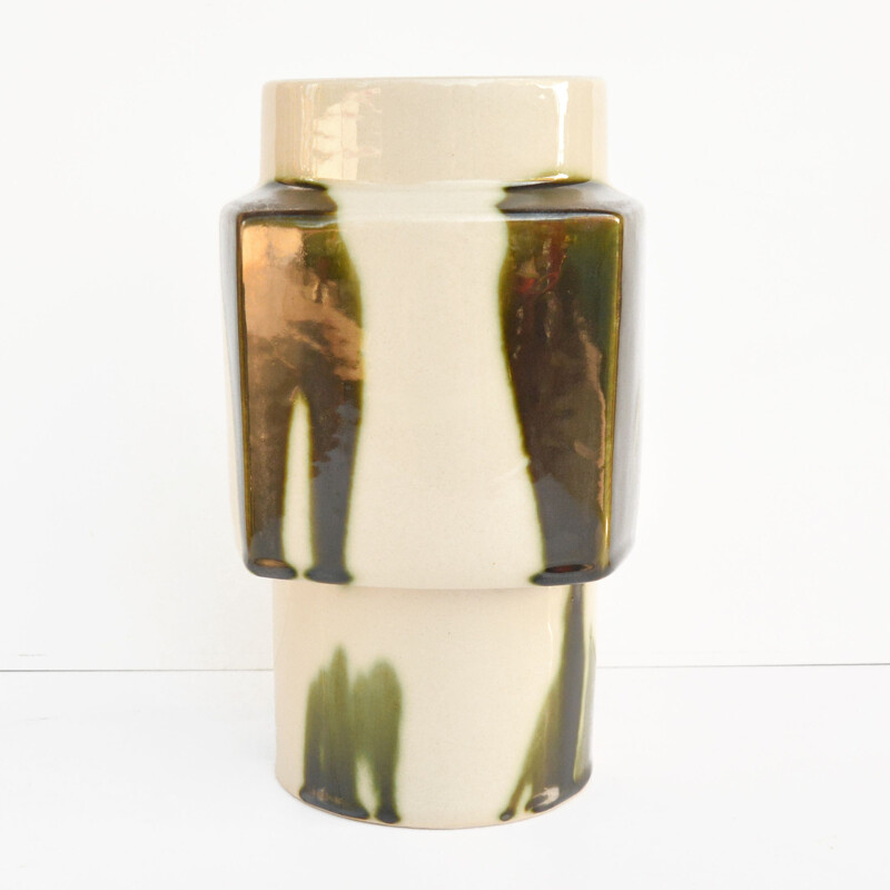 Organische Vintage-Marion-Vase aus Keramik von Ditmar Urbach, Tschechoslowakei 1980