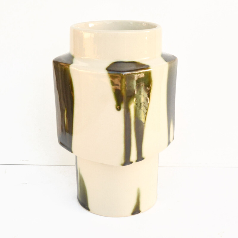 Organische Vintage-Marion-Vase aus Keramik von Ditmar Urbach, Tschechoslowakei 1980