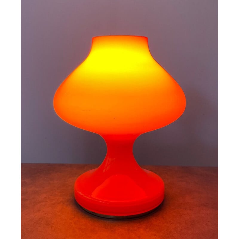 Vintage glass lamp by Stepan Tabery for Opp Jihlava, 1970