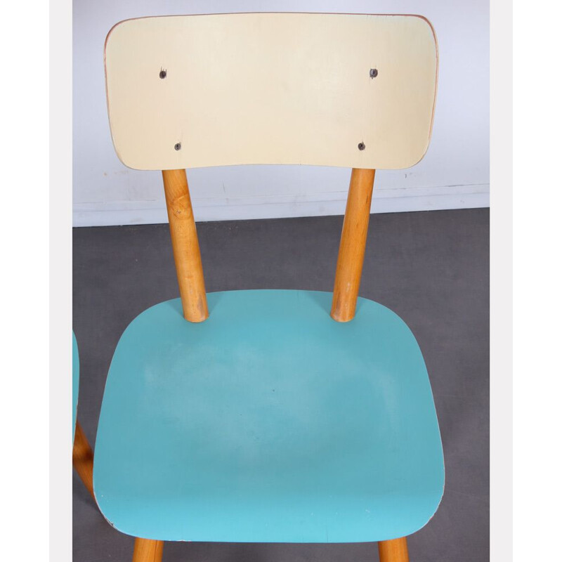 Paire de chaises vintage pour Ton, 1960