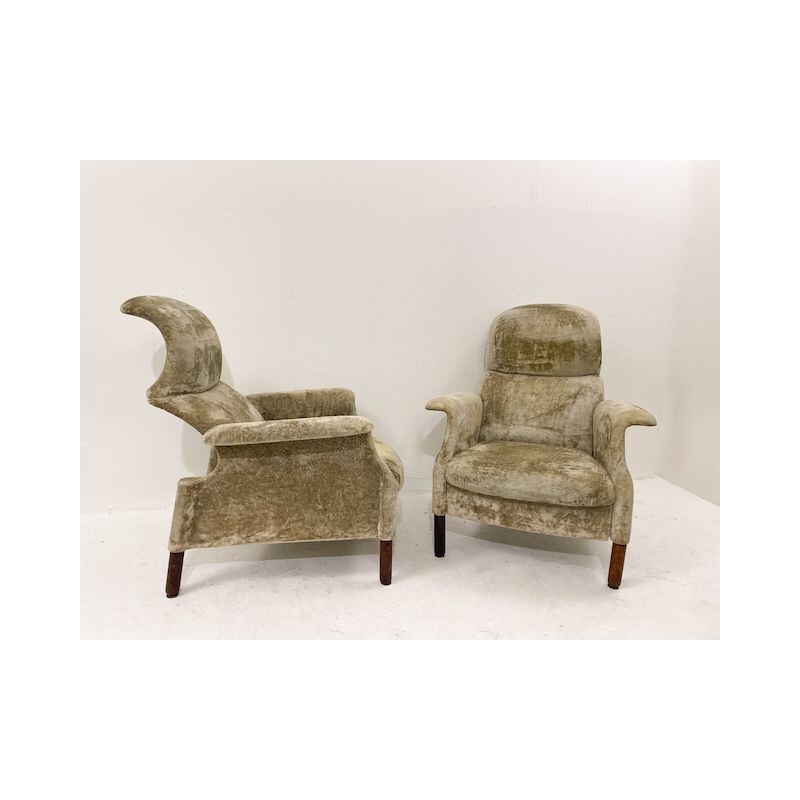 Pareja de sillones vintage "Sanluca" de Fratelli Achille y Pier Giacomo Castiglioni, Italia 1960