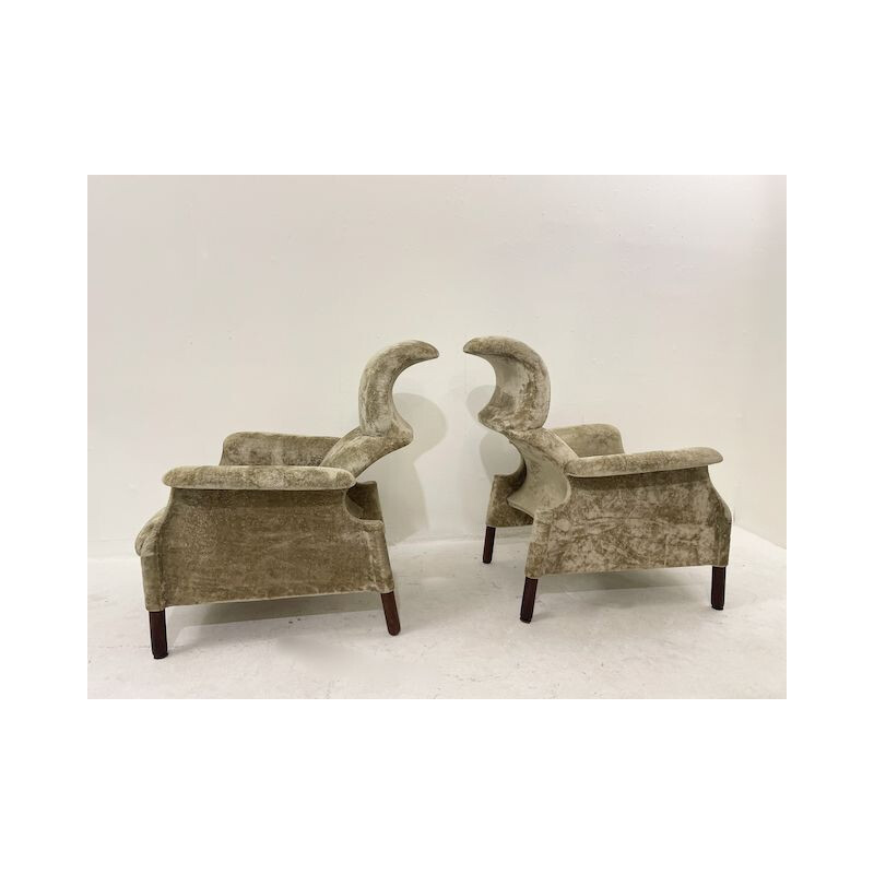 Paar vintage "Sanluca" fauteuils van Fratelli Achille en Pier Giacomo Castiglioni, Italië 1960