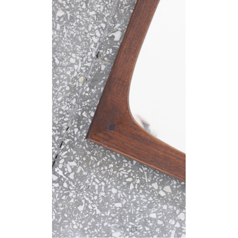 Vintage teak mirror, Denmark 1960s