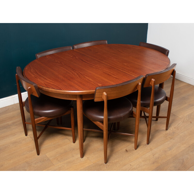 Vintage teak dining set by Victor Wilkins for G Plan, Inglaterra 1960