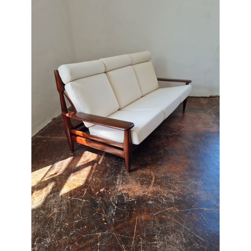 Mid century rosewood sofa, 1960-1970s