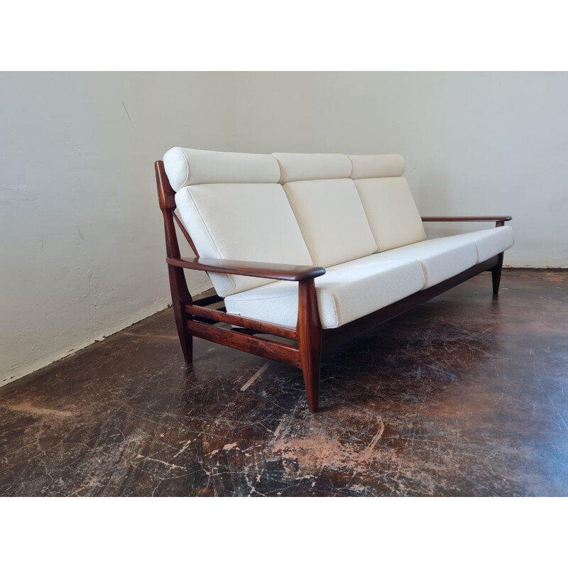 Mid century rosewood sofa, 1960-1970s