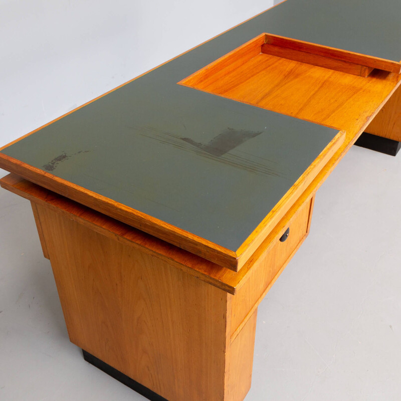 Mesa de carvalho Vintage de Gebr Verhouden para Philips, 1960