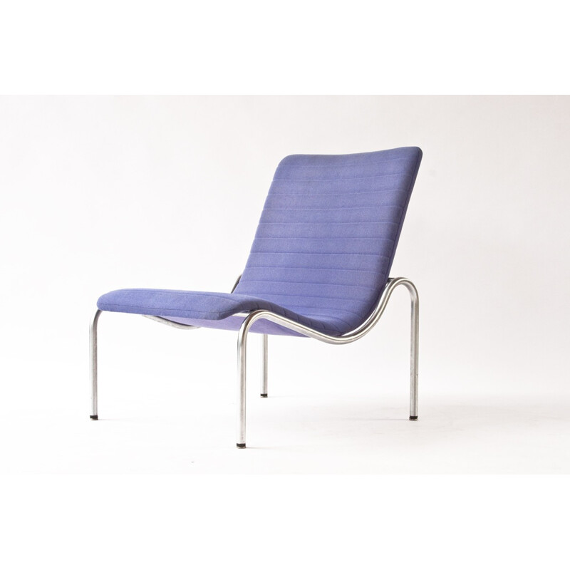 Mid century Stabin "703" easy chair in fabric and metal, Kho LIANG IE - 1960s