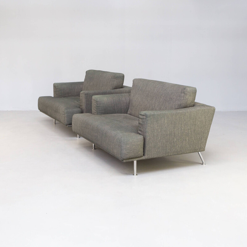 Pareja de sillones "nido" vintage de Piero Lissoni para Cassina