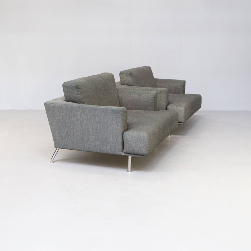 Pair of vintage "nest" armchairs by Piero Lissoni for Cassina