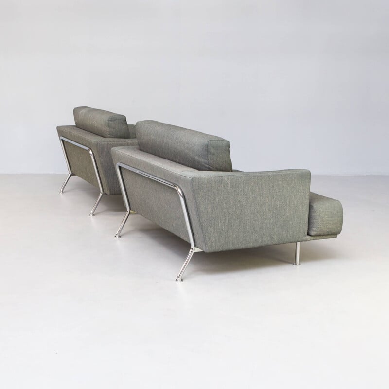 Coppia di poltrone vintage "a nido" di Piero Lissoni per Cassina