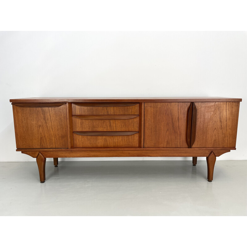 Vintage teakhouten dressoir, 1960