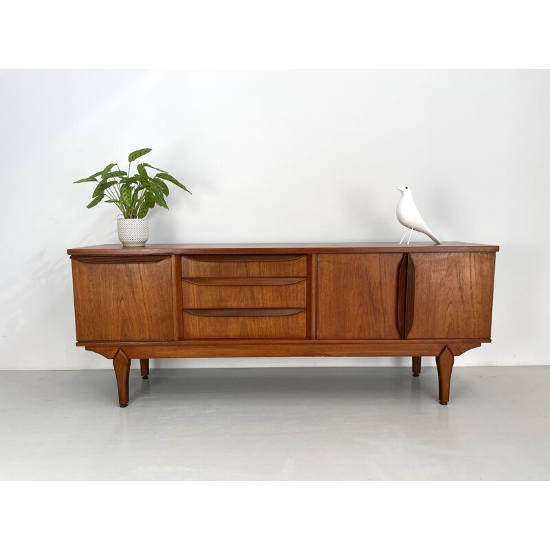 Vintage teakhouten dressoir, 1960