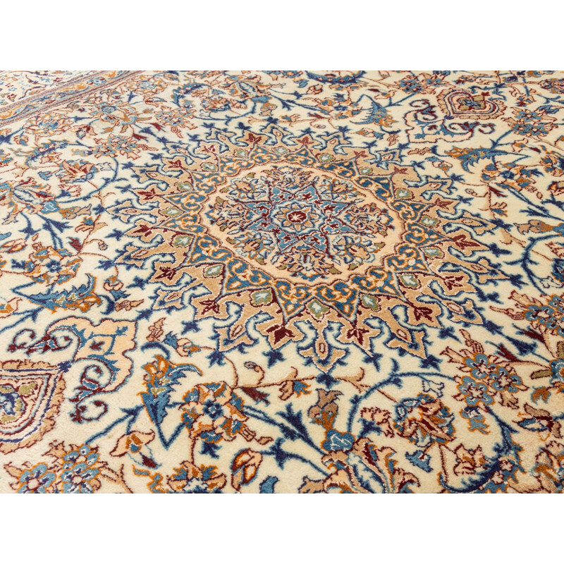 Vintage-Teppich Nain aus Wolle, Persien 1960