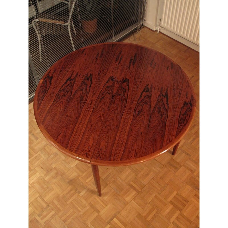 Table à repas en palissandre "Model 15"J.L Moller Mobelfabrik, Niels MOLLER - 1960