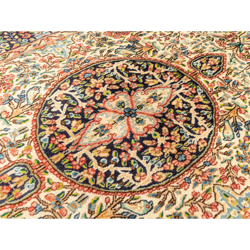 Tapis vintage Kerman en laine, Perse 1960