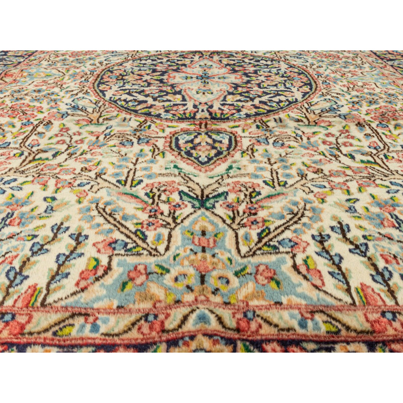 Tapis vintage Kerman en laine, Perse 1960