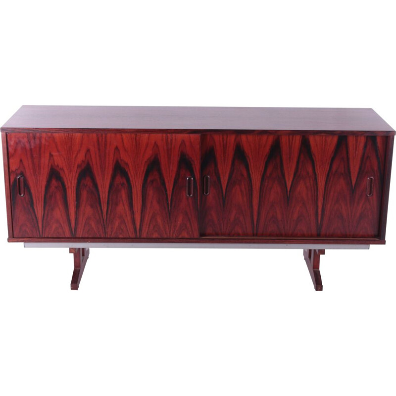 Vintage Danish rosewood sideboard with sliding door, 1960