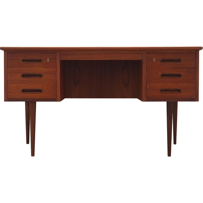 Teak vintage desk, Denmark 1970s