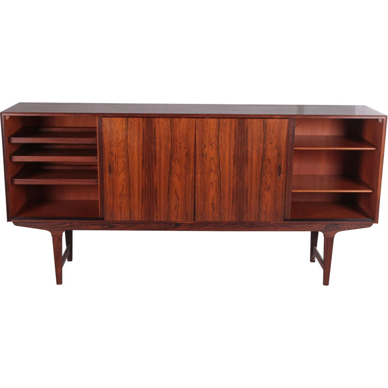 Vintage Danish rosewood highboard, 1960s