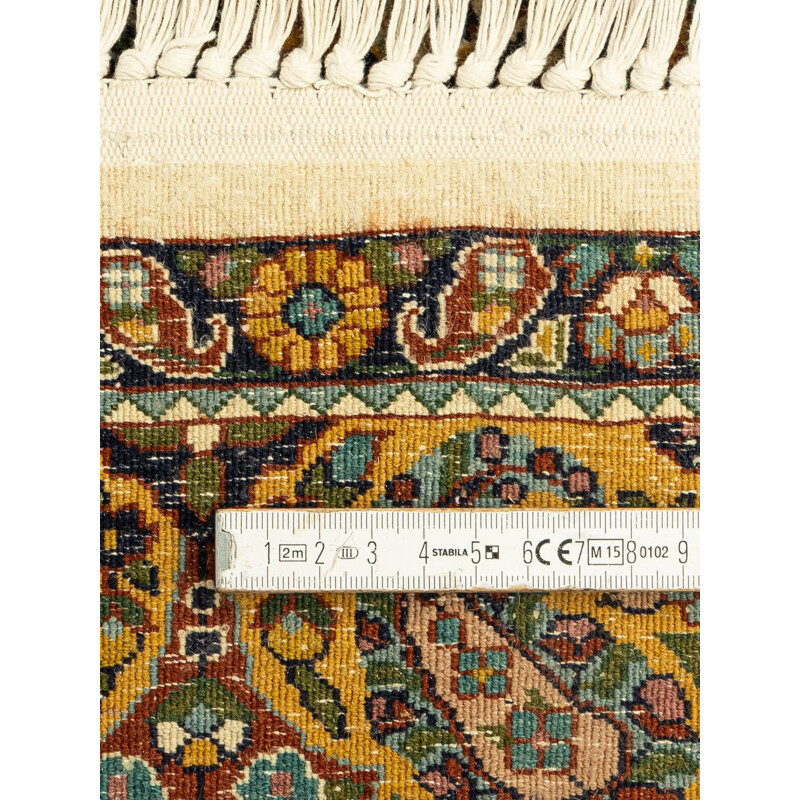 Vintage Ghom-Teppich, Persien 1960