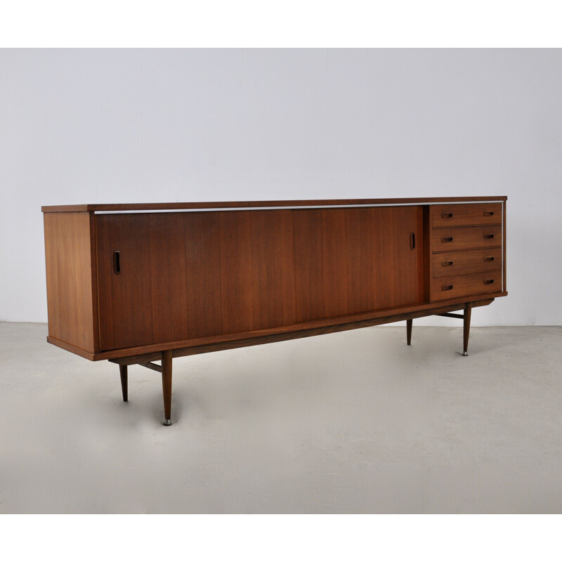 Holländische Vintage Enfilade mit 2 Schiebetüren, 1960