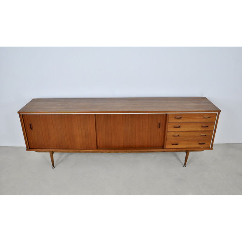 Holländische Vintage Enfilade mit 2 Schiebetüren, 1960