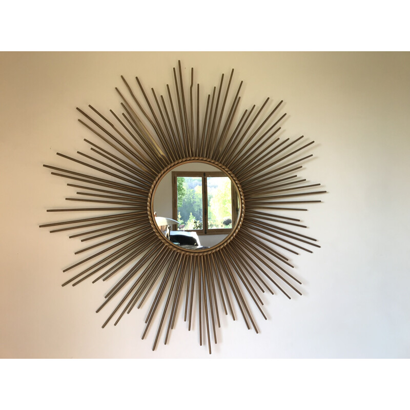 Miroir soleil vintage par Chaty Vallauris
