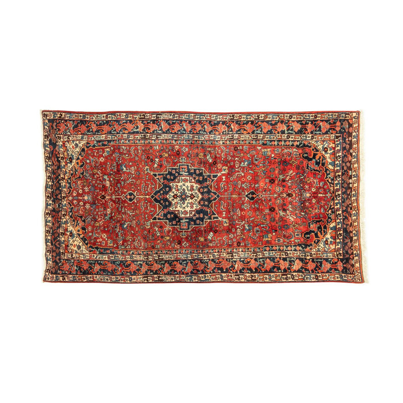 Vintage wool Bidjar rug, Persia 1960s