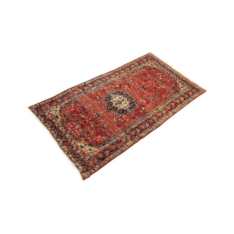 Vintage Bidjar wollen tapijt, Perzië 1960
