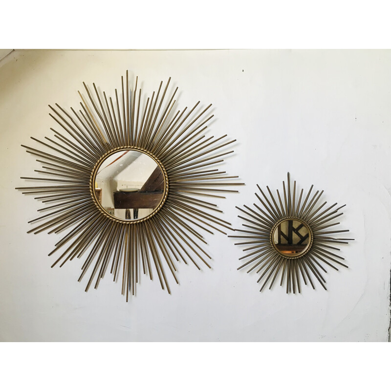 Miroir soleil vintage par Chaty Vallauris