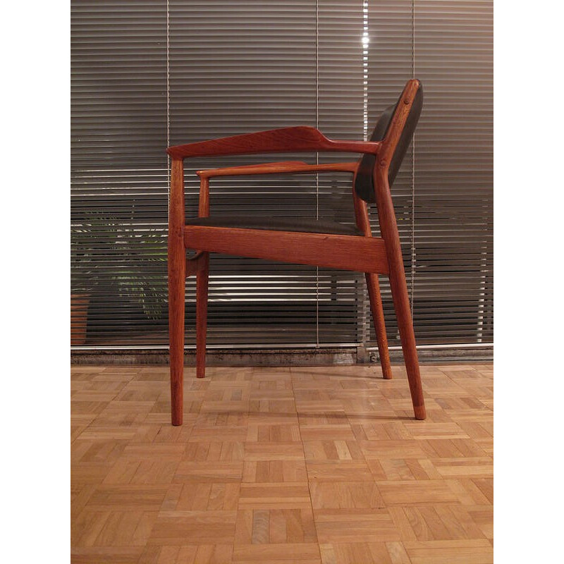 Vintage reupholstered "51A" chairs, Arne VODDER - 1950s