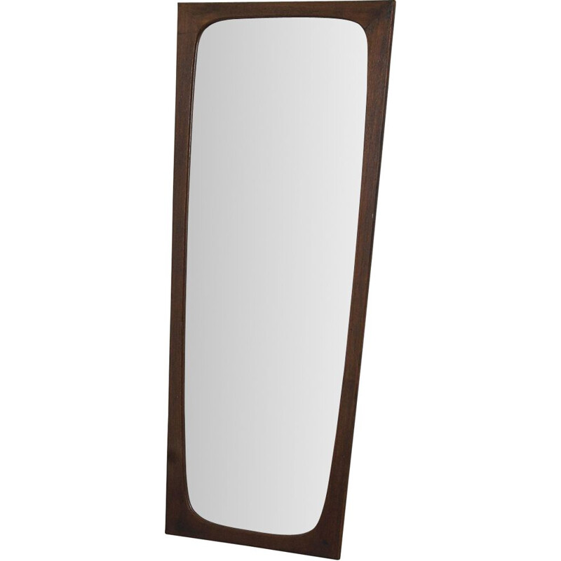 Vintage teak mirror, Denmark 1960s